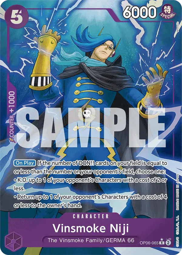 Vinsmoke Niji (Full Art), Premium Booster -The Best- OP06-065