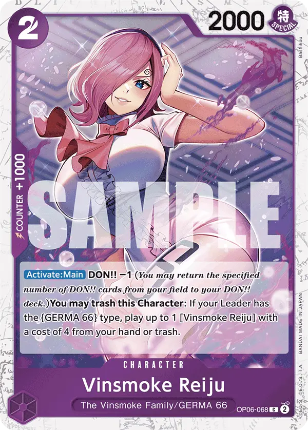 Vinsmoke Reiju (Jolly Roger Foil), Premium Booster -The Best- OP06-068