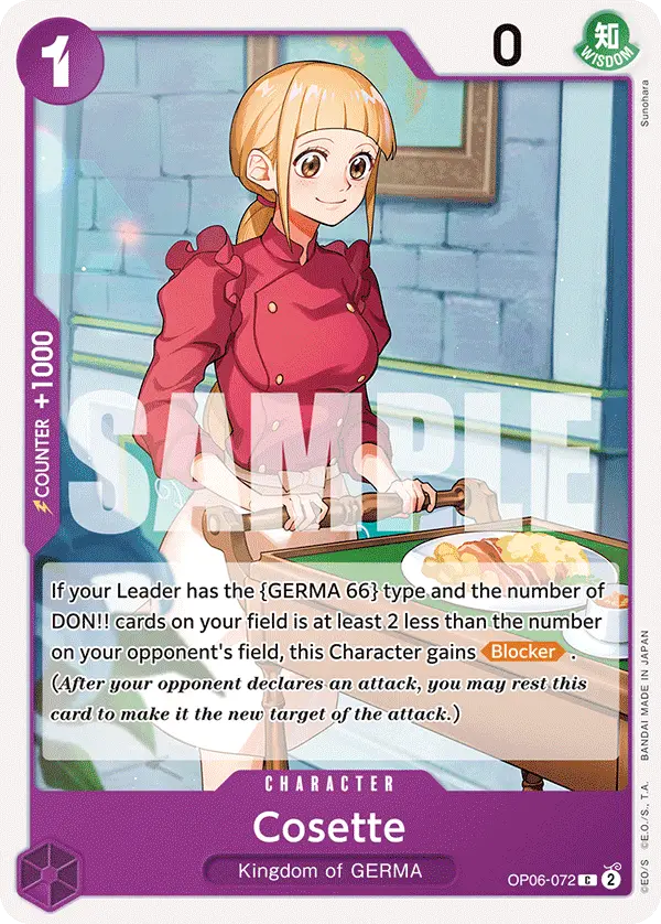 Cosette, Wings of the Captain OP06-072
