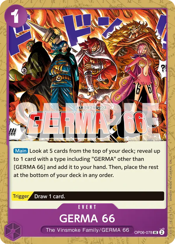 GERMA 66 (Reprint), Premium Booster -The Best- Vol. 2 OP06-078