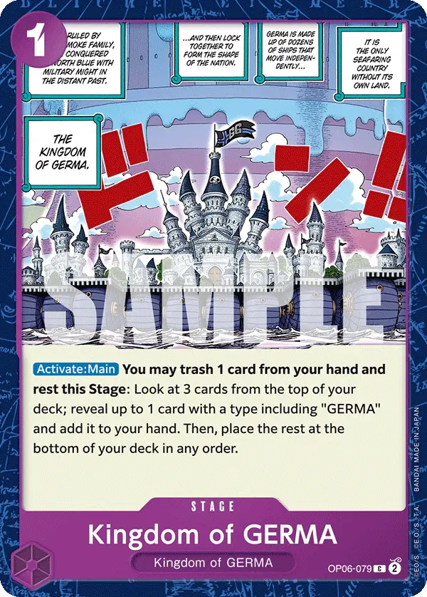 Kingdom of GERMA, Wings of the Captain OP06-079