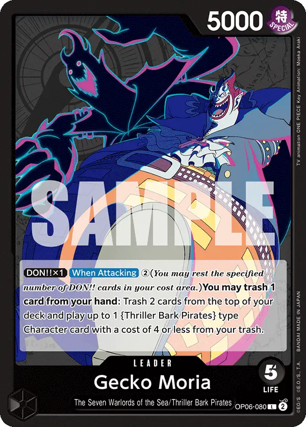 Gecko Moria, Wings of the Captain OP06-080