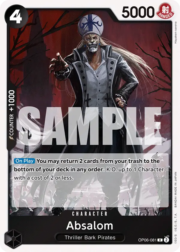 Absalom, Wings of the Captain OP06-081