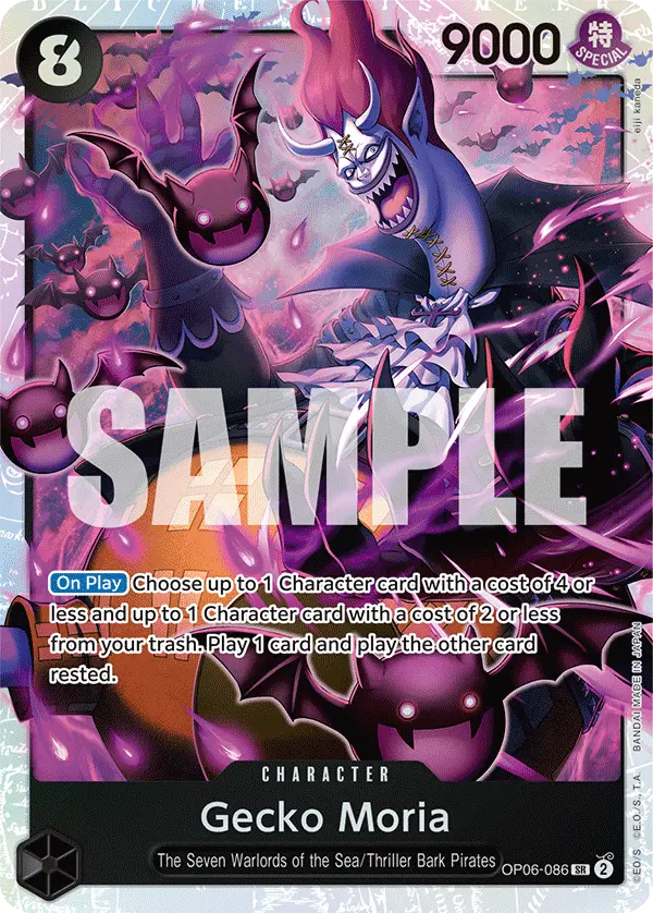 Gecko Moria, Wings of the Captain OP06-086