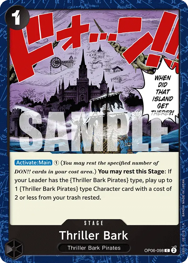 Thriller Bark, Wings of the Captain OP06-098