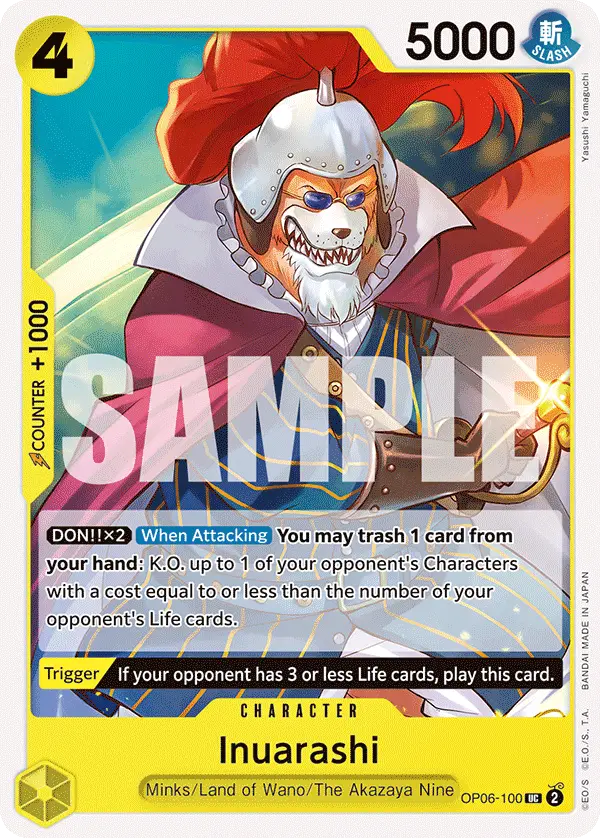 Inuarashi, Wings of the Captain OP06-100