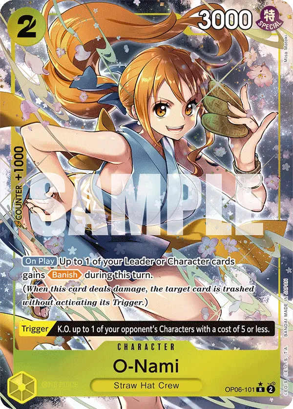O-Nami (Alt Art), Wings of the Captain OP06-101