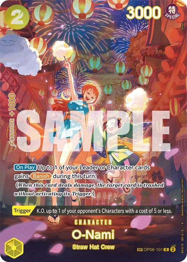 O-Nami (SP), 500 Years in the Future OP06-101