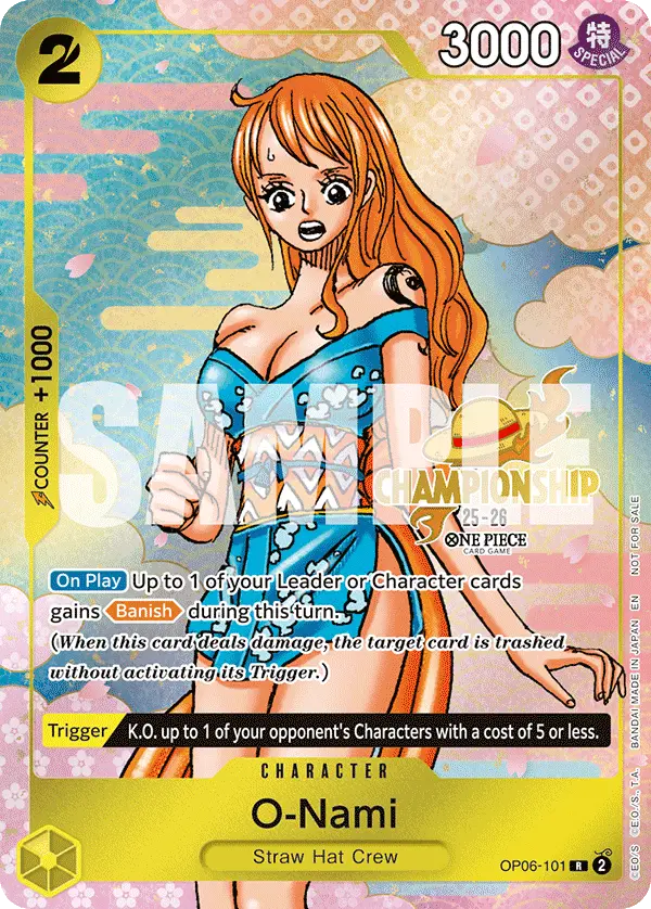 O-Nami (CS 25-26 Event Pack), One Piece Promotion Cards OP06-101