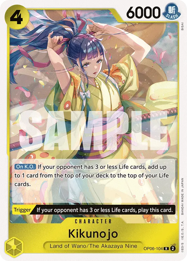 Kikunojo, Wings of the Captain OP06-104