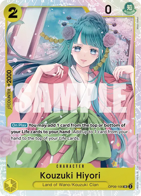 Kouzuki Hiyori, Wings of the Captain OP06-106