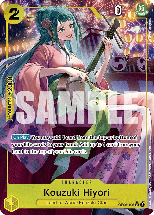 Kouzuki Hiyori (Alt Art), Wings of the Captain OP06-106