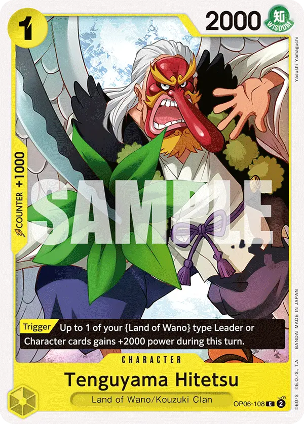 Tenguyama Hitetsu, Wings of the Captain OP06-108