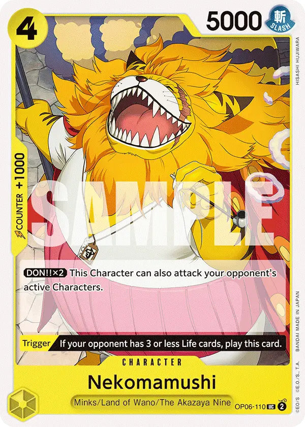 Nekomamushi, Wings of the Captain OP06-110