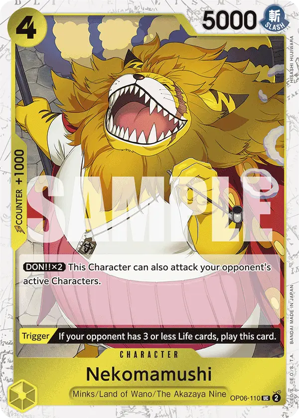 Nekomamushi (Jolly Roger Foil), Premium Booster -The Best- OP06-110
