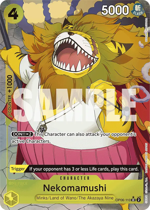 Nekomamushi (Full Art), Premium Booster -The Best- OP06-110
