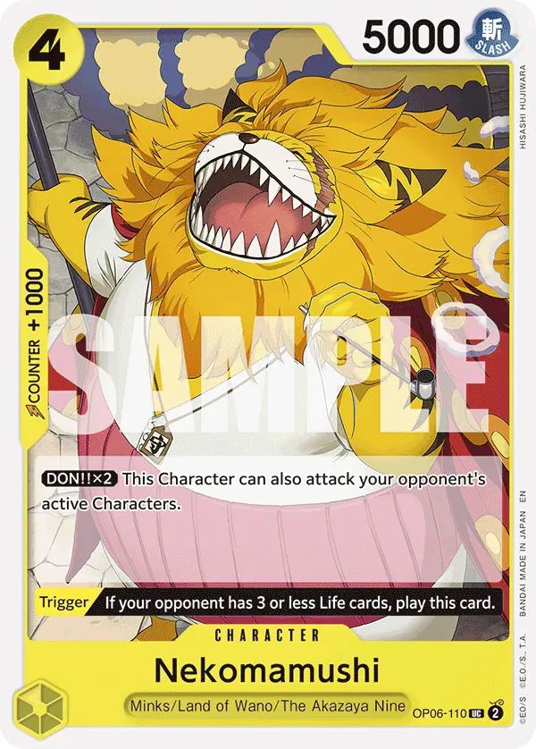 Nekomamushi (Reprint), Starter Deck 28 GREEN/YELLOW Yamato OP06-110