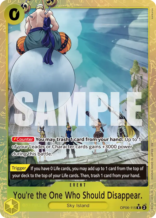 You're the One Who Should Disappear (Alt Art), Premium Booster -The Best- Vol. 2 OP06-115