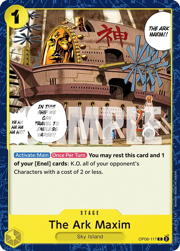 The Ark Maxim, Wings of the Captain OP06-117