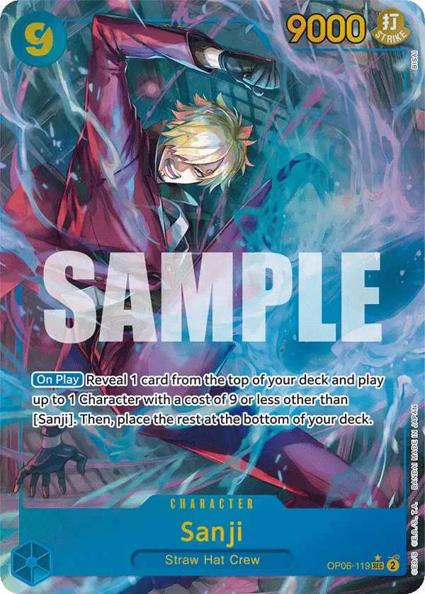 Sanji (Alt Art), Wings of the Captain OP06-119