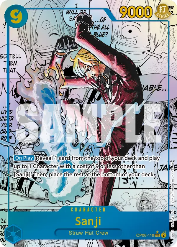 Sanji (Manga), Premium Booster -The Best- Vol. 2 OP06-119