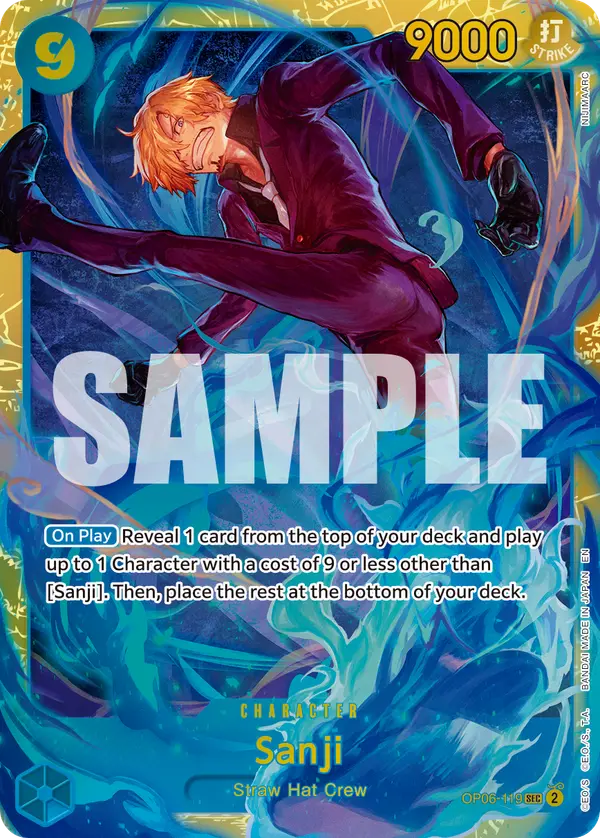 Sanji (Reprint), Premium Booster -The Best- Vol. 2 OP06-119