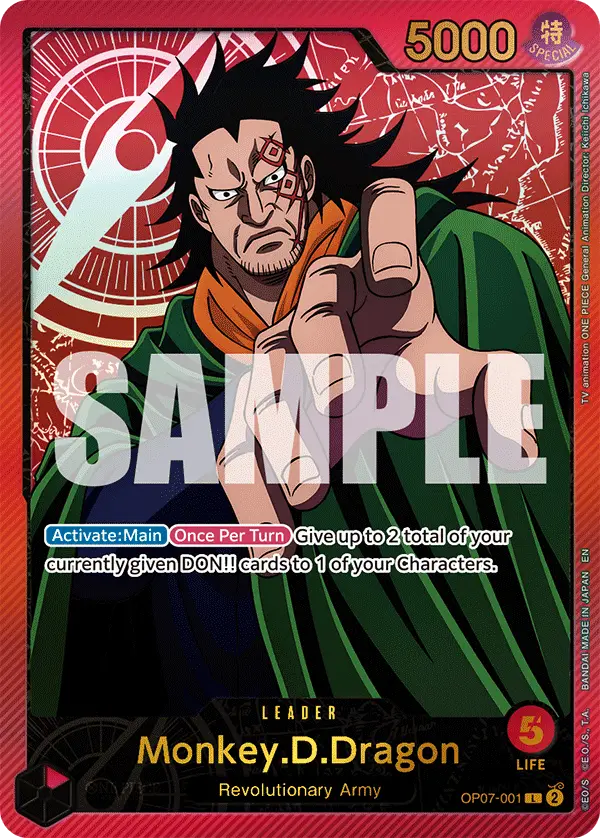 Monkey.D.Dragon (SP), Extra Booster: Anime 25th Collection OP07-001