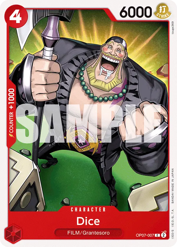 Dice, 500 Years in the Future OP07-007