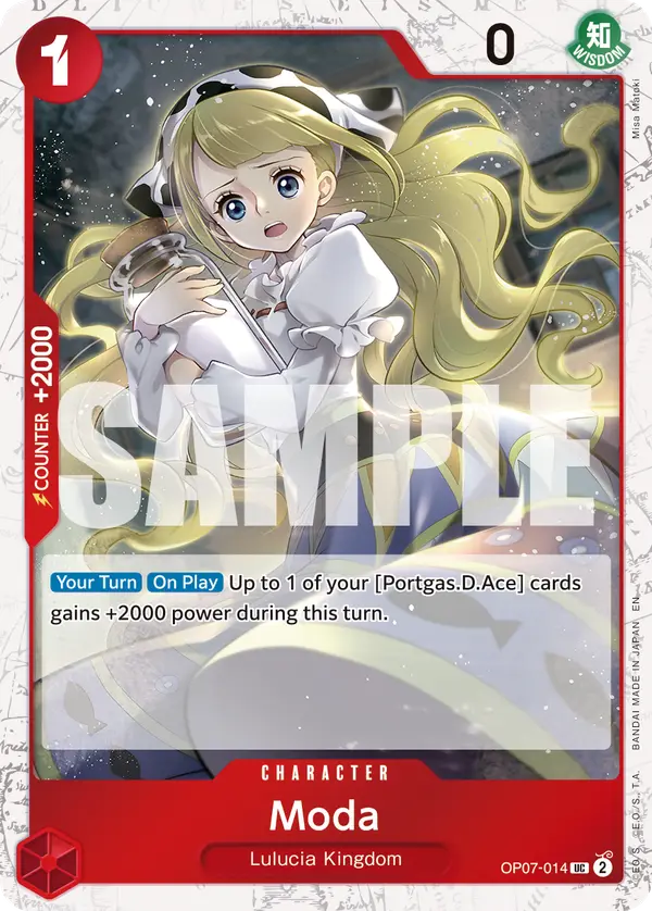 Moda (Pirate Foil), Premium Booster -The Best- Vol. 2 OP07-014