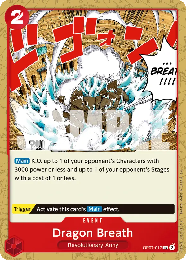 Dragon Breath (Reprint), Premium Booster -The Best- Vol. 2 OP07-017