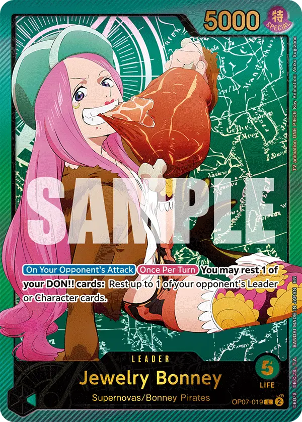 Jewelry Bonney (SP), Extra Booster: Anime 25th Collection OP07-019