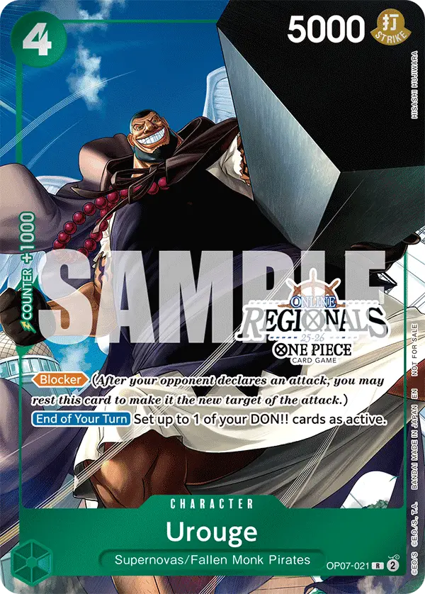 Urouge (Online Regional Participation Pack 2025 Vol.1), One Piece Promotion Cards OP07-021
