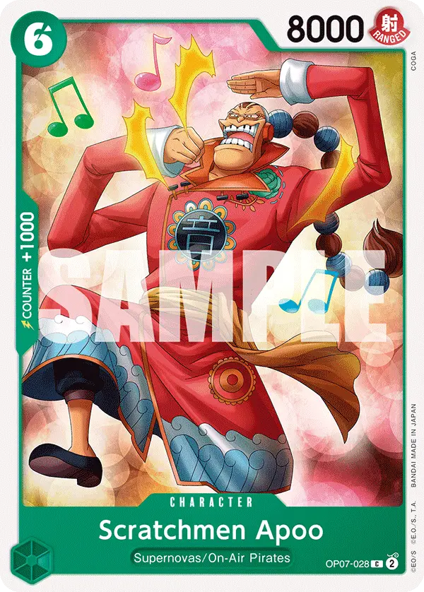 Scratchmen Apoo, 500 Years in the Future OP07-028