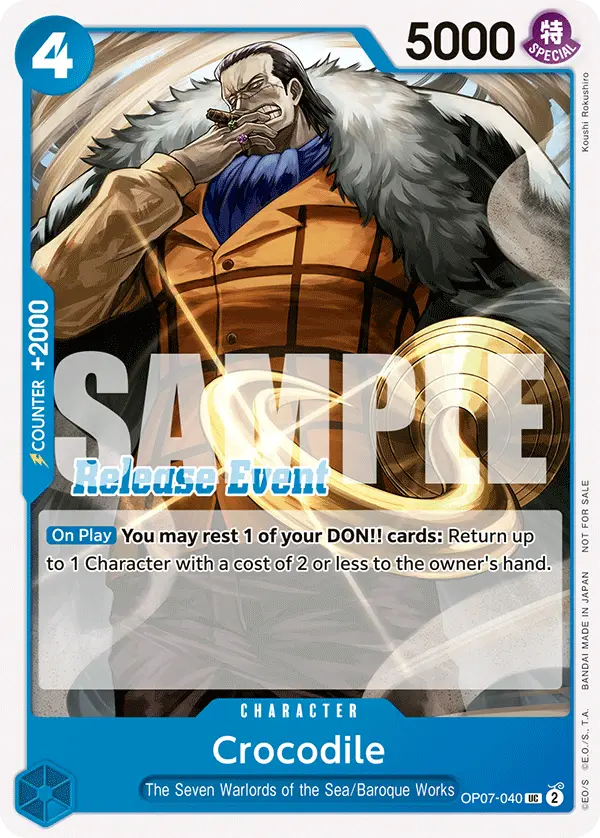 Crocodile (Reprint), Premium Booster -The Best- Vol. 2 OP07-040