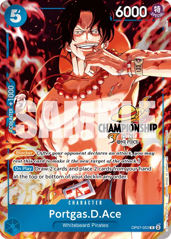 Portgas.D.Ace (CS 25-26 Celebration Pack), One Piece Promotion Cards OP07-053