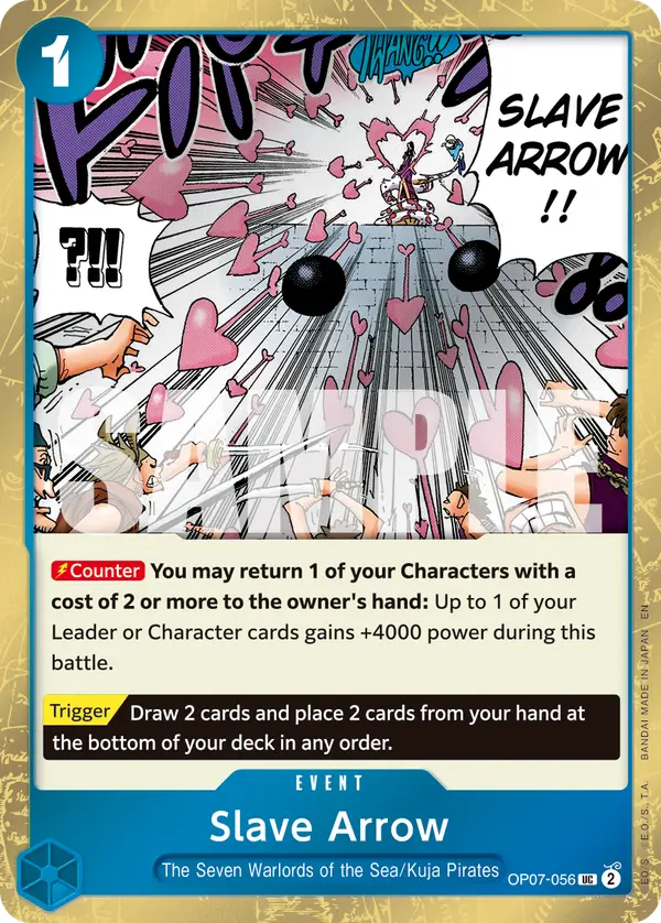 Slave Arrow (Pirate Foil), Premium Booster -The Best- Vol. 2 OP07-056