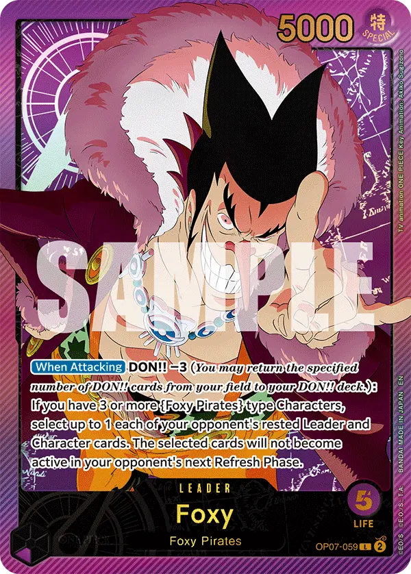 Foxy (SP), Extra Booster: Anime 25th Collection OP07-059