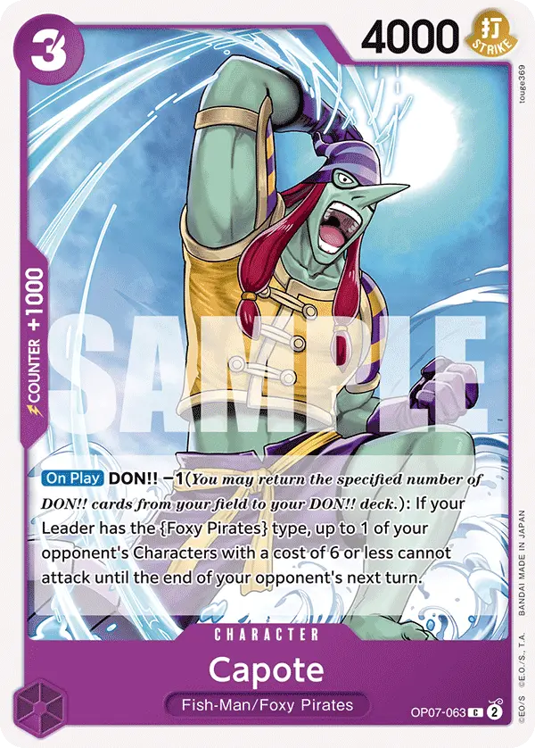 Capote, 500 Years in the Future OP07-063
