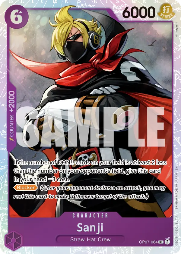 Sanji (Reprint), Premium Booster -The Best- Vol. 2 OP07-064