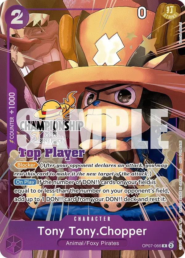 Tony Tony.Chopper (CS 25-26 Top Player Pack), One Piece Promotion Cards OP07-066