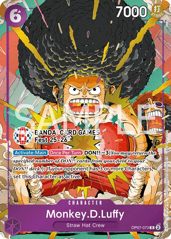 Monkey.D.Luffy (BANDAI Card Games Fest 25-26), One Piece Promotion Cards OP07-073