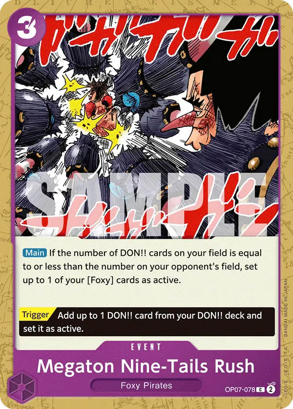 Megaton Nine-Tails Rush, 500 Years in the Future OP07-078