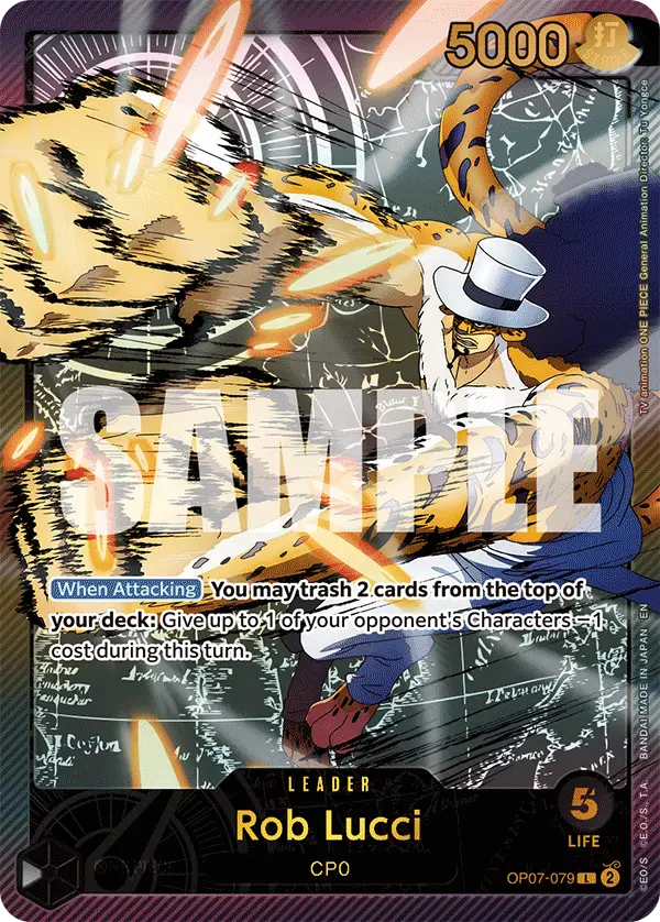 Rob Lucci (SP), Extra Booster: Anime 25th Collection OP07-079