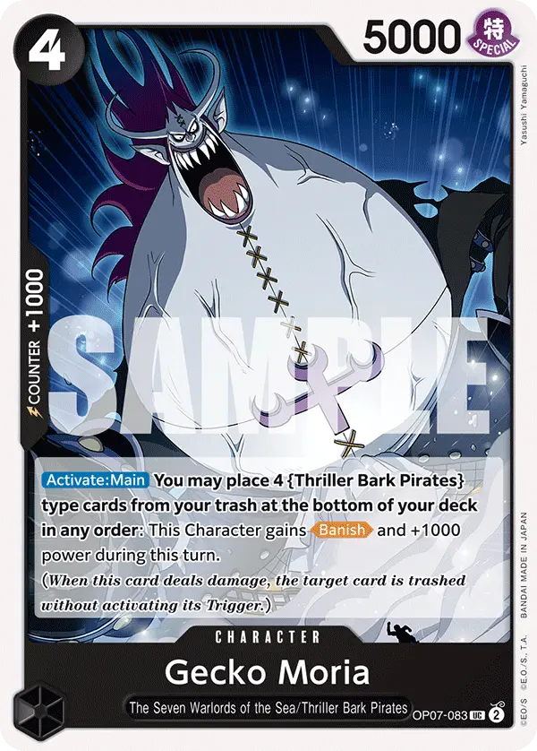 Gecko Moria, 500 Years in the Future OP07-083