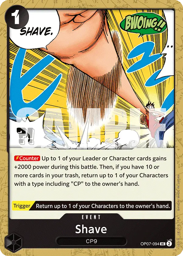 Shave, 500 Years in the Future OP07-094