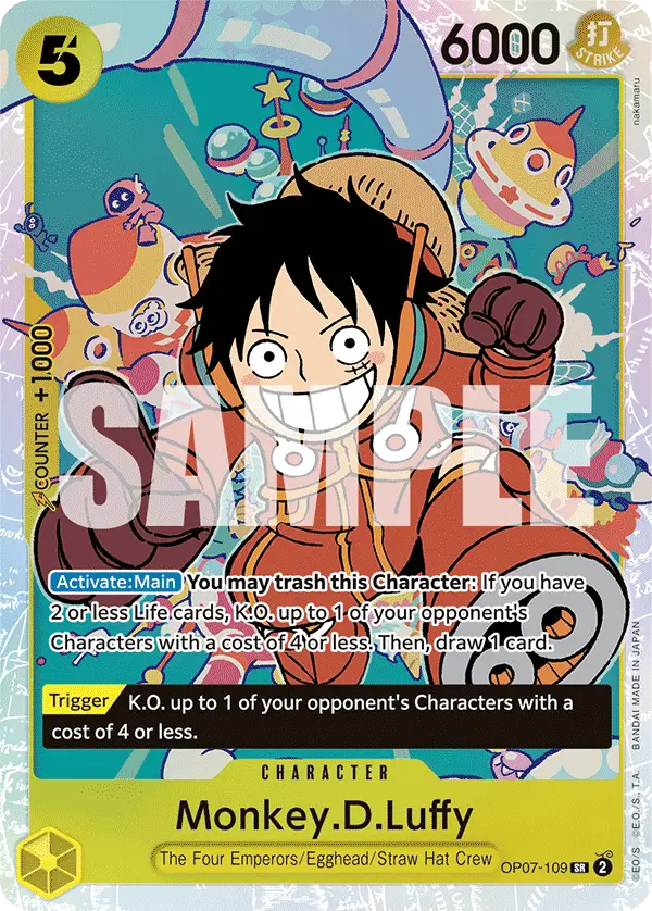 Monkey.D.Luffy, 500 Years in the Future OP07-109