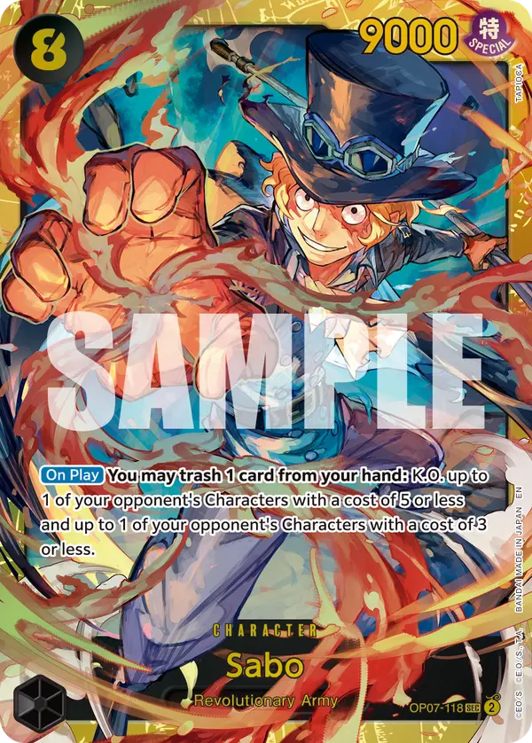 Sabo (Reprint), Premium Booster -The Best- Vol. 2 OP07-118