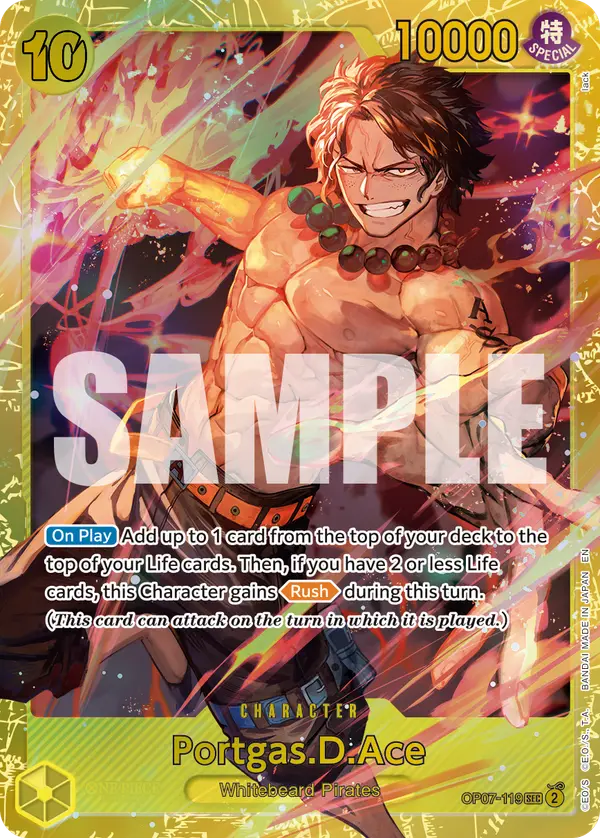 Portgas.D.Ace (Reprint), Premium Booster -The Best- Vol. 2 OP07-119