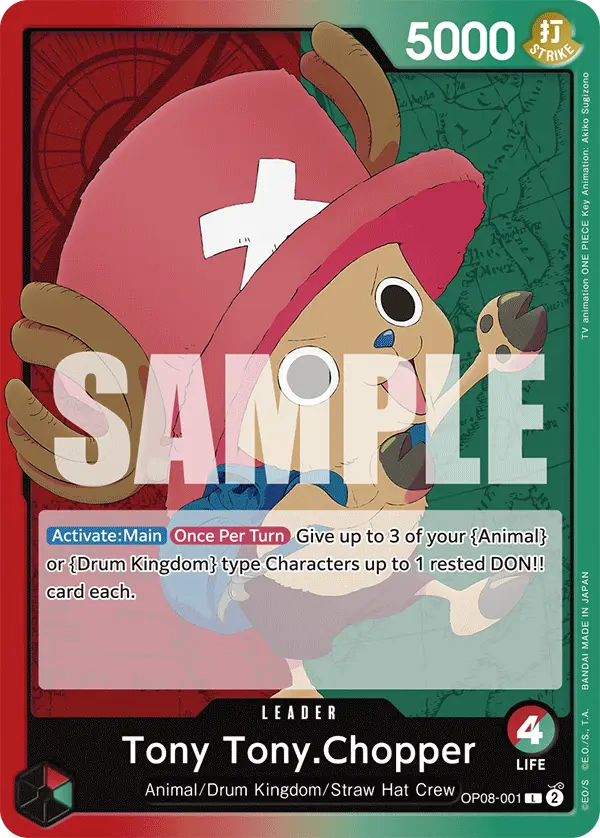 Tony Tony.Chopper, Two Legends OP08-001