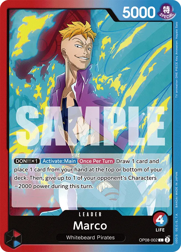 Marco, Two Legends OP08-002